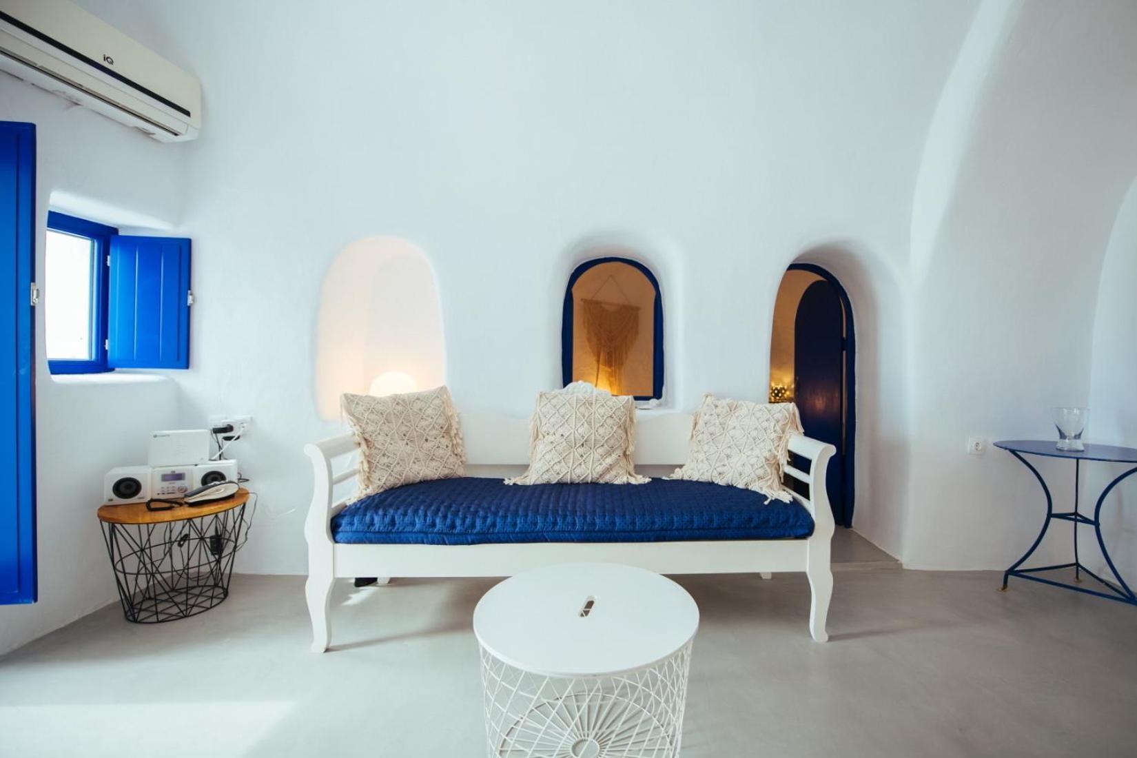 Willa Blu Bianco Cave House By Sv Oia Zewnętrze zdjęcie