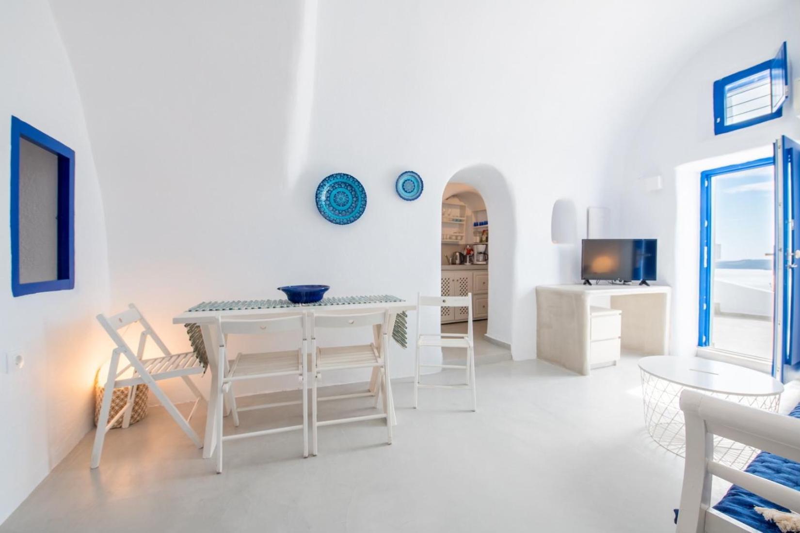 Willa Blu Bianco Cave House By Sv Oia Zewnętrze zdjęcie