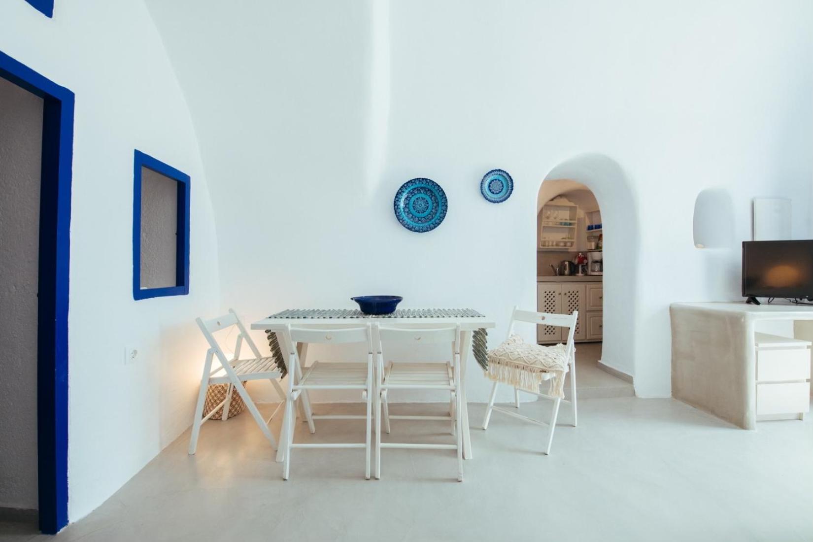 Willa Blu Bianco Cave House By Sv Oia Zewnętrze zdjęcie
